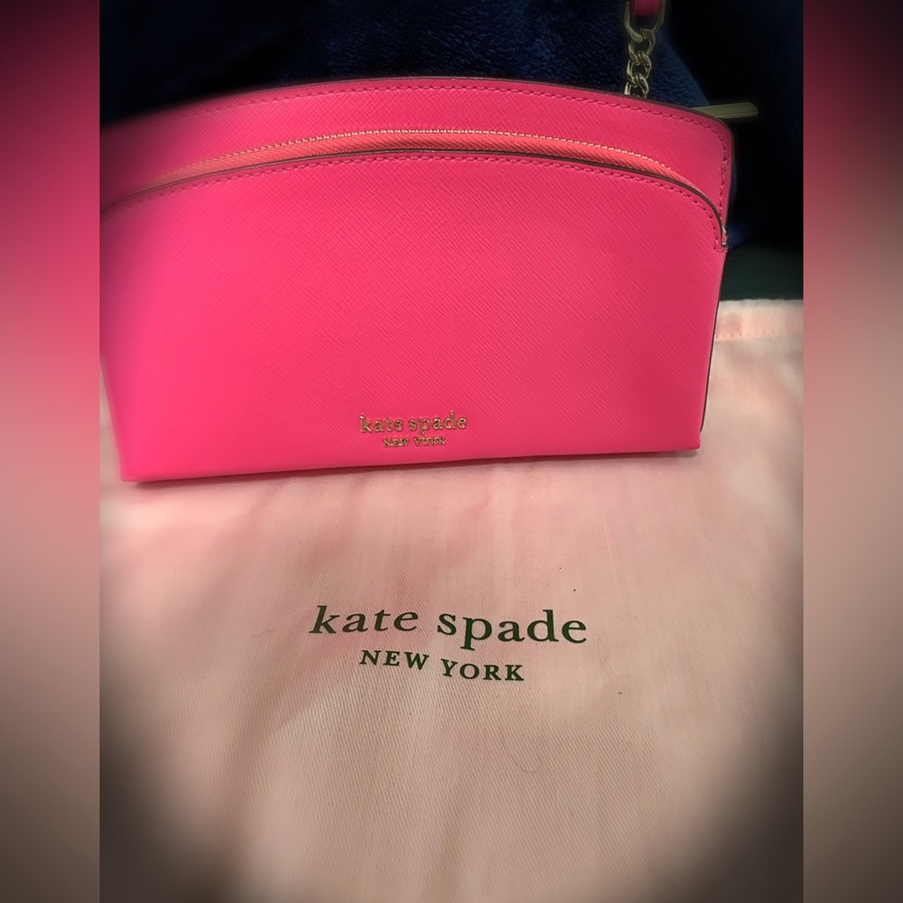 Kate Spade New York Chain Wallet Pink Crossbody Bag - Condition NEW - Women